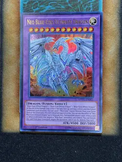 Yugioh Neo Blue-Eyes Ultimate Dragon MVP1-EN001 Ultra Rare 1st Ed NM - Image 1