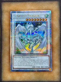 Yugioh Stardust Dragon TN23-EN016 Quarter Century Rare Limited Edition NM - Image 1