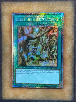 Yugioh Secret Village of the Spellcasters RA03-EN209 Platinum Secret Rare 1st NM - Image 1