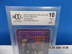 2002 Legend of blue eyes White dragon Unlimited Flower wolf BCCG 10 - Image 2