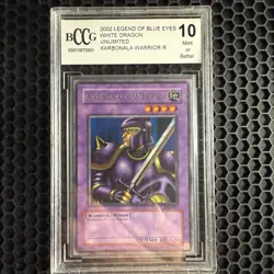 2002 Yugioh Unlimited Karbonala Warrior (LOB) BCCG 10 - Image 1