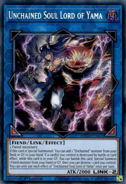 Yugioh Dueling Mirrors: Unchained Soul Lord of Yama MP24-EN101 NM - Image 1