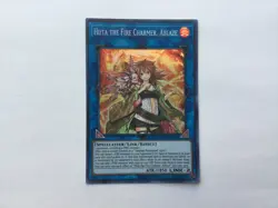 (NEAR MINT) Hiita the Fire Charmer, Ablaze Yugioh OP10-EN010 Super Rare - Image 1