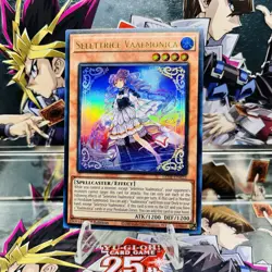 Yugioh Selettrice Vaalmonica LEDE-EN022 Ultra Rare 1st Ed Near Mint - Image 1