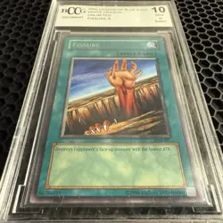 2002 Yugioh Unlimited Fissure Warrior (LOB) BCCG 10 - Image 4