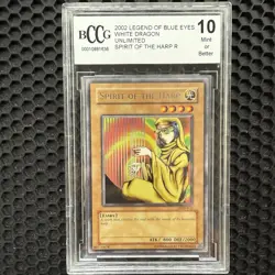 2002 Yugioh Unlimited Spirit of the Harp (LOB) BCCG 10 - Image 1
