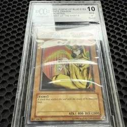 2002 Yugioh Unlimited Spirit of the Harp (LOB) BCCG 10 - Image 4