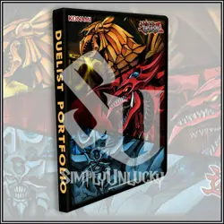 KONAMI OFFICIAL: YuGiOh BINDER | SLIFER OBELISK RA EGYPTIAN GODS PORTFOLIO 🔥 - Image 1