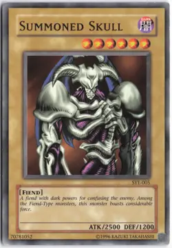 Yugioh - Summoned Skull SYE-005 Unlimited - Starter Deck: Yugi Evolution - Image 1