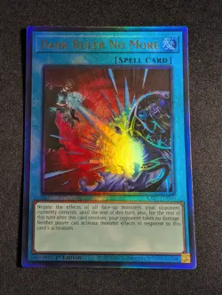 Yugioh - Dark Ruler No More RA01-EN060 1st Prismatic Ultimate Rare NM - Image 1