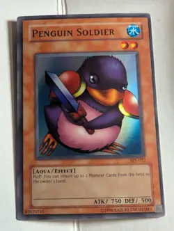 Penguin Soldier - SDJ-022 - Super Rare - Ultra Rare YuGiOh! Holo Foil - Image 1