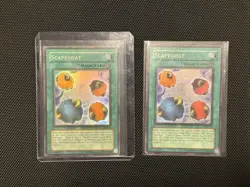 Yu-Gi-Oh! - Faded Foil Shift - Scapegoat - Super Rare Holo- SDJ-041 - Misprint - Image 2