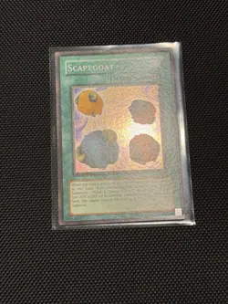 Yu-Gi-Oh! - Faded Foil Shift - Scapegoat - Super Rare Holo- SDJ-041 - Misprint - Image 5
