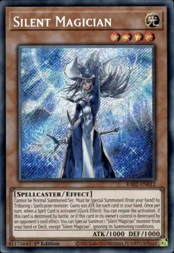 Silent Magician - Secret Rare 1st Edition RA02-EN012 - NM - YuGiOh - Image 1