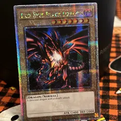 *** RED-EYES BLACK DRAGON *** QUARTER CENTURY SECRET RARE LC01-EN006 YUGIOH! - Image 1