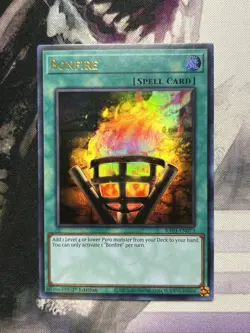 Yu-Gi-Oh Bonfire RA03-EN073 Ultra Rare 1st Edition Near Mint Condition - Image 1