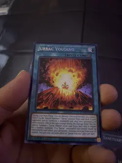 Yu-Gi-Oh Jurrac Volcano BLMM-EN019 Secret Rare Card NM 1st Edition - Image 1