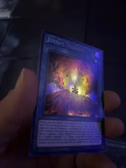 Yu-Gi-Oh Jurrac Volcano BLMM-EN019 Secret Rare Card NM 1st Edition - Image 2