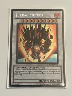 Jurrac Meteor YuGiOh HA04-EN029 Secret Rare Unl. Edition NM - Image 1