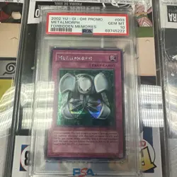 Yu-Gi-Oh! Metalmorph FMR-003 PSA 10 Forbidden Memories - Image 1