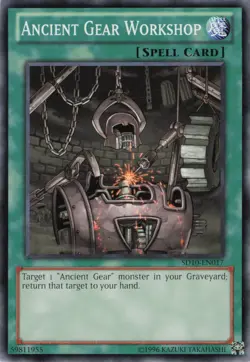 Yugioh Ancient Gear Workshop SD10-EN017 Common NM - Image 1