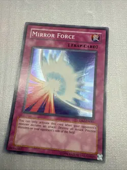 Yu-Gi-Oh! Mirror Force DB2-EN081 Super Rare Unlimited Near Mint - Image 1