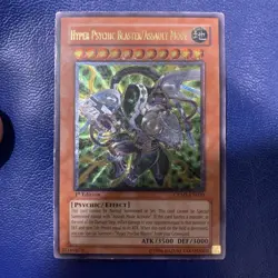 Yugioh Card TCG Hyper Psychic Blaster/Assault Mode CRMS-EN020 Ultimate Rare 1st - Image 1