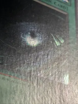 Dark Hole WAVY Print 1st Edition LOB-052 Yu-Gi-Oh Super Rare Vintage Card LP - Image 2