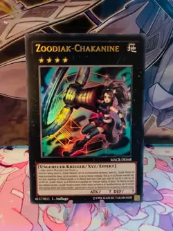 Yu-Gi-Oh! MACR-DE048 Zoodiak-Chakanine Ultra Rare TCG 1st Edition DE - Image 1