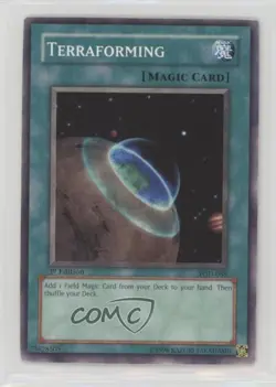 Terraforming 1st Ed. YuGiOh Pharaonic Guardian #PGD-088 2003 - Image 1