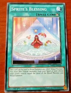 YU-GI-OH CARD: SPRITE`S BLESSING - Image 1