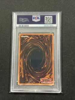 2003 Yu-Gi-Oh! De Fusion Labyrinth of Nightmare LON 1st Ed Super Rare PSA 8 - Image 2