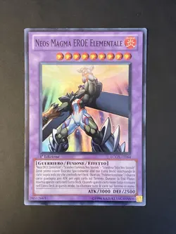 Yu-Gi-Oh! Super Rara Ita Neos Magma Eroe Elementale 1ed Lcgx-it064 Fusione - Image 1