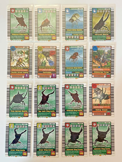 Mushiking The King of Beetle Lot of 16 Cards Holo Hercules 002E SEGA JAPAN GAME - Image 1