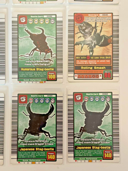 Mushiking The King of Beetle Lot of 16 Cards Holo Hercules 002E SEGA JAPAN GAME - Image 4