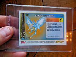 MetaZoo Topps Chrome Quetzalcoatlus Green Refractor Card Cryptid Camera 32/99 - Image 2