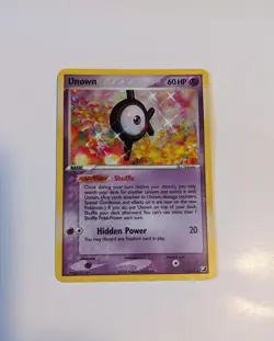 Pokemon Card - Unown K - Ex Unseen Forces K/28 Holo Rare Secret - NM - Image 1