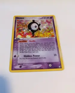 Pokemon Card - Unown K - Ex Unseen Forces K/28 Holo Rare Secret - NM - Image 2