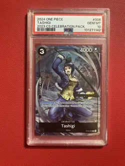 One Piece Tashigi CS Championship Celebration Pack English ST06-006 PSA 10 Card - Image 2