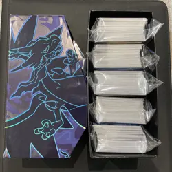 Pokemon Random Bulk Lot 500 Cards 100 Reverse 100 Holos Comes In Empty ETB - Image 1