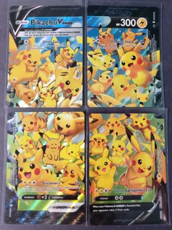 Pikachu V-Union - SWSH139-142 - Pokemon TCG: Celebrations Promo 4 Card Set - Image 1