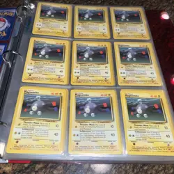 Vintage 1990’s Pokemon Pikachu Card Lot Red Binder Pokemon Cards Lot #5 - Image 4