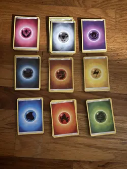 9 Pokemon Energy Cards (2017 Sun & Moon) - Includes Fairy - Image 1