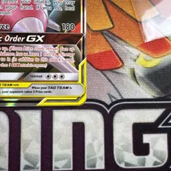 Pokemon TCG Naganadel Guzzlord GX 158/236 - NM Cosmic Eclipse Holo Card - Image 2