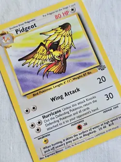 Vintage 1999 Pidgeot Pokemon Card - Jungle Set 24/64 - Near Mint Condition - Image 2