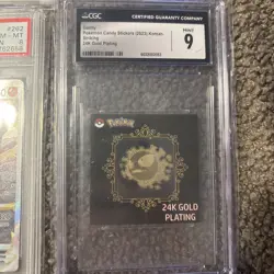 Pokemon PSA Card Lot , Graded , SURFING Pikachu, Charizard, Oranguru ,Black Star - Image 5