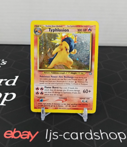 Typhlosion 17/111 Neo Genesis Holo Rare Damaged Pokemon Card T1 - Image 1
