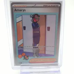 Pokemon Amarys TCG 170/131 Sv: Prismatic Evolutions 2025 SIR card - Image 1