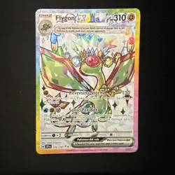 Pokemon TCG Flygon EX Holo Ultra Rare Card Sv08: Surging Sparks 222/191 - Image 1