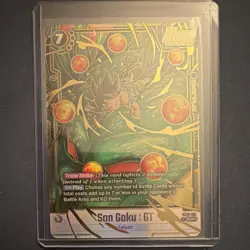 Bandai Son Goku: GT Triple Strike Foil SCR Dragon Ball Super Card Game - Image 1
